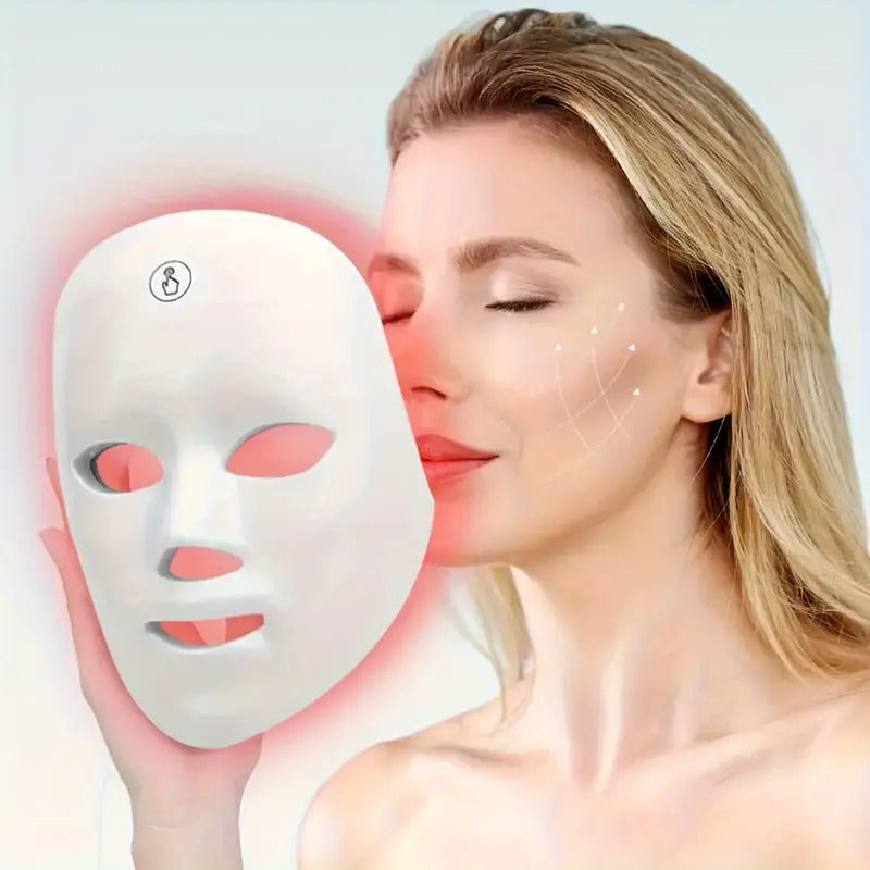 Máscara Facial LED Terapéutica | Rejuvenecimiento, Antiedad y Tratamiento para la Piel