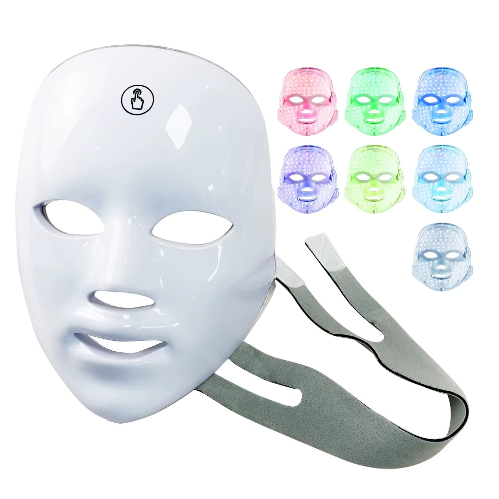 Máscara Facial LED Terapéutica | Rejuvenecimiento, Antiedad y Tratamiento para la Piel