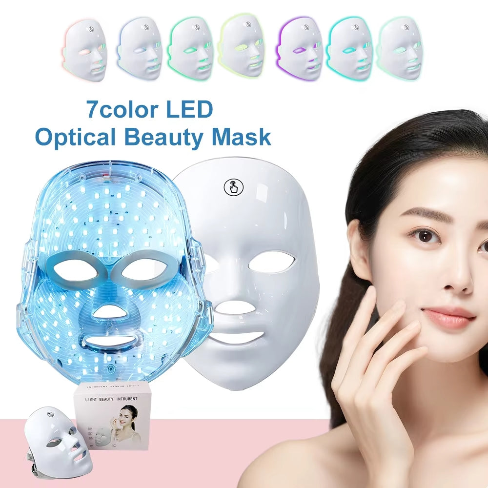 Máscara Facial LED Terapéutica | Rejuvenecimiento, Antiedad y Tratamiento para la Piel