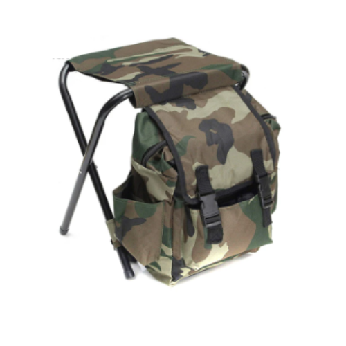 Mochila Silla Multifunción | Práctica, Plegable y Ligera | Ideal para Camping, Pesca y Excursiones